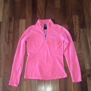 The North Face 1/4 zip fleece sweatshirt